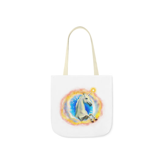 Logo + Unicorn Canvas Tote Bag