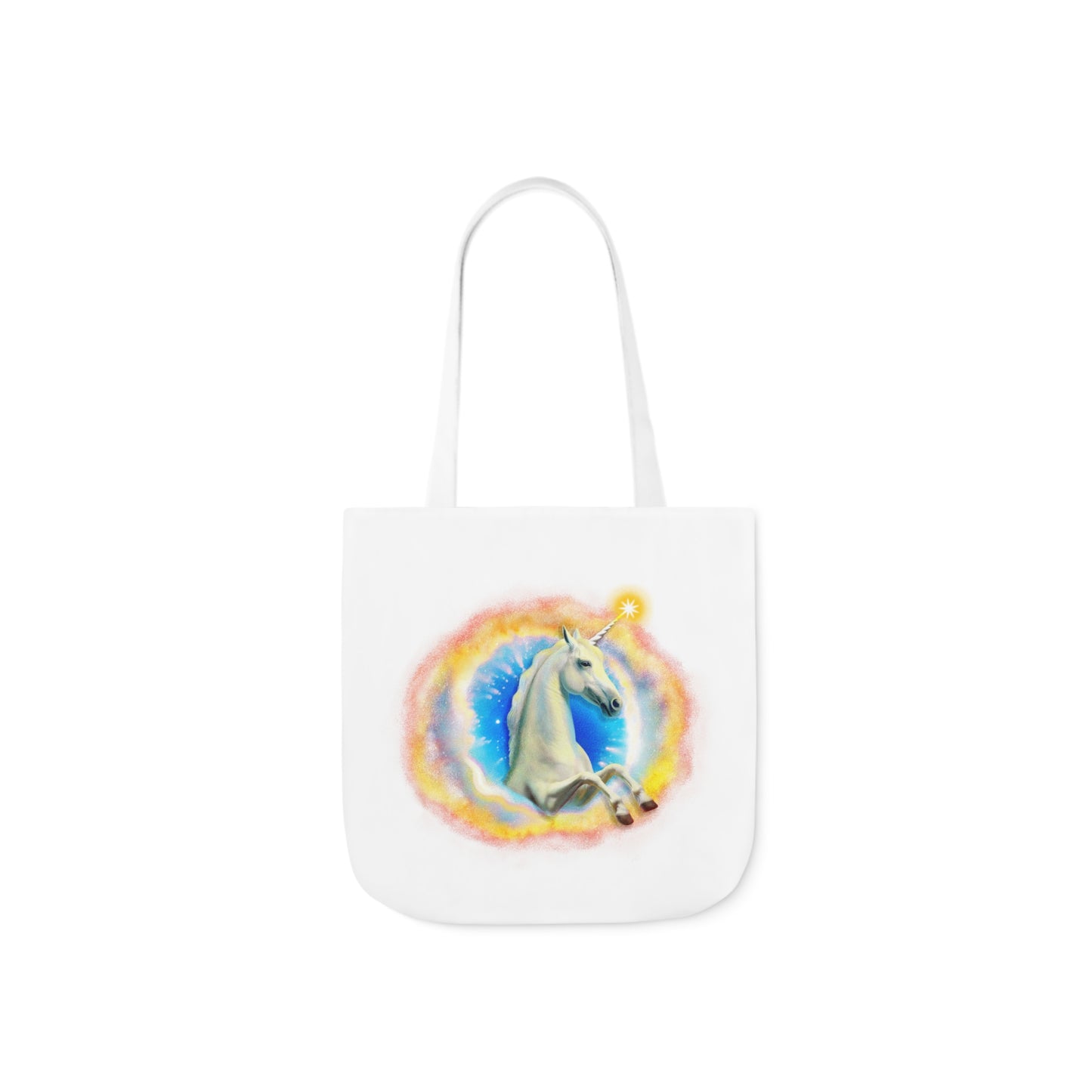 Logo + Unicorn Canvas Tote Bag